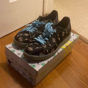 Pharrell Williams Stan Smith PonyHair Black/Aqua